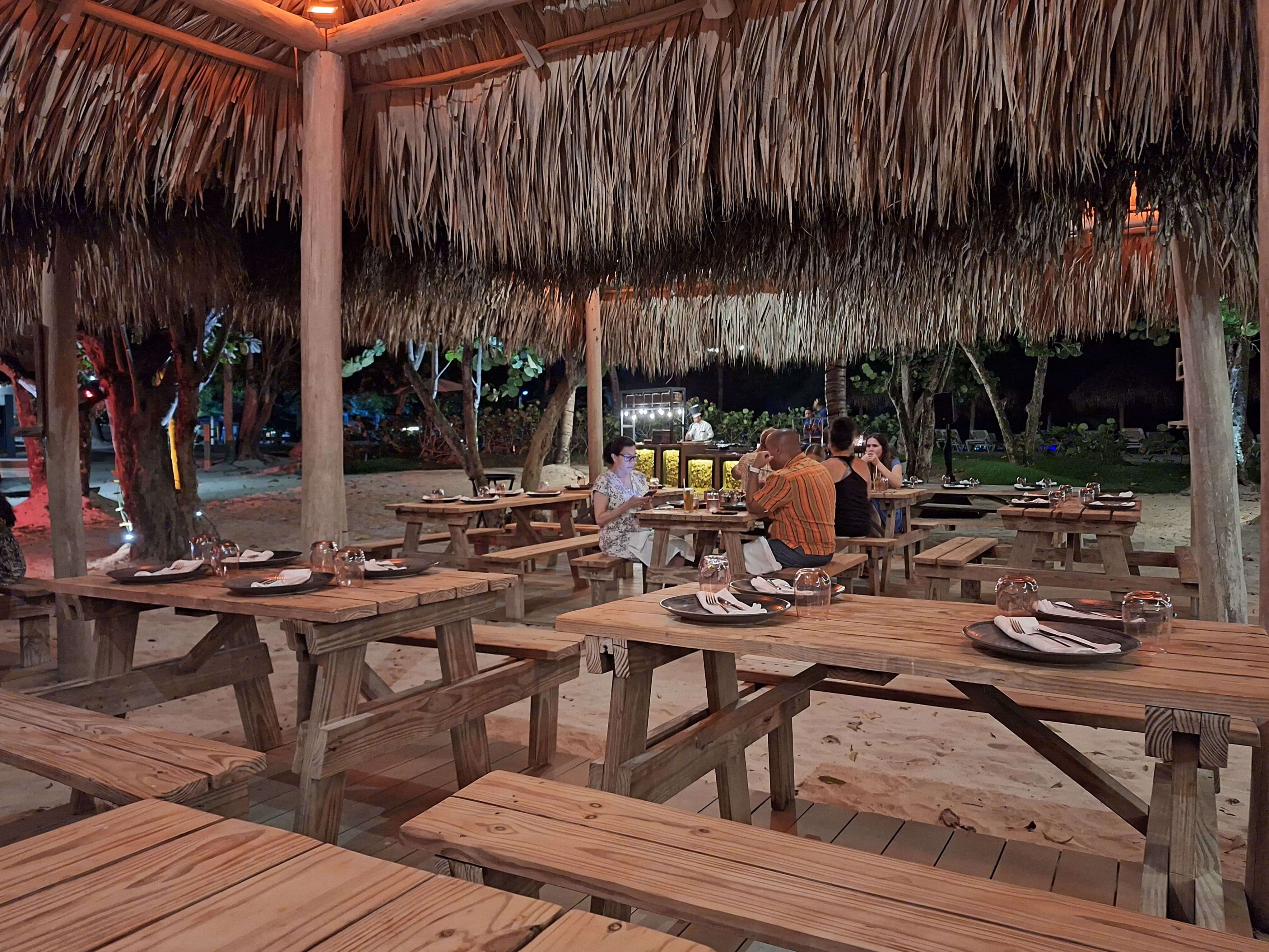 Chinola offers Latin American fusion cuisine in a relaxed beachside setting.