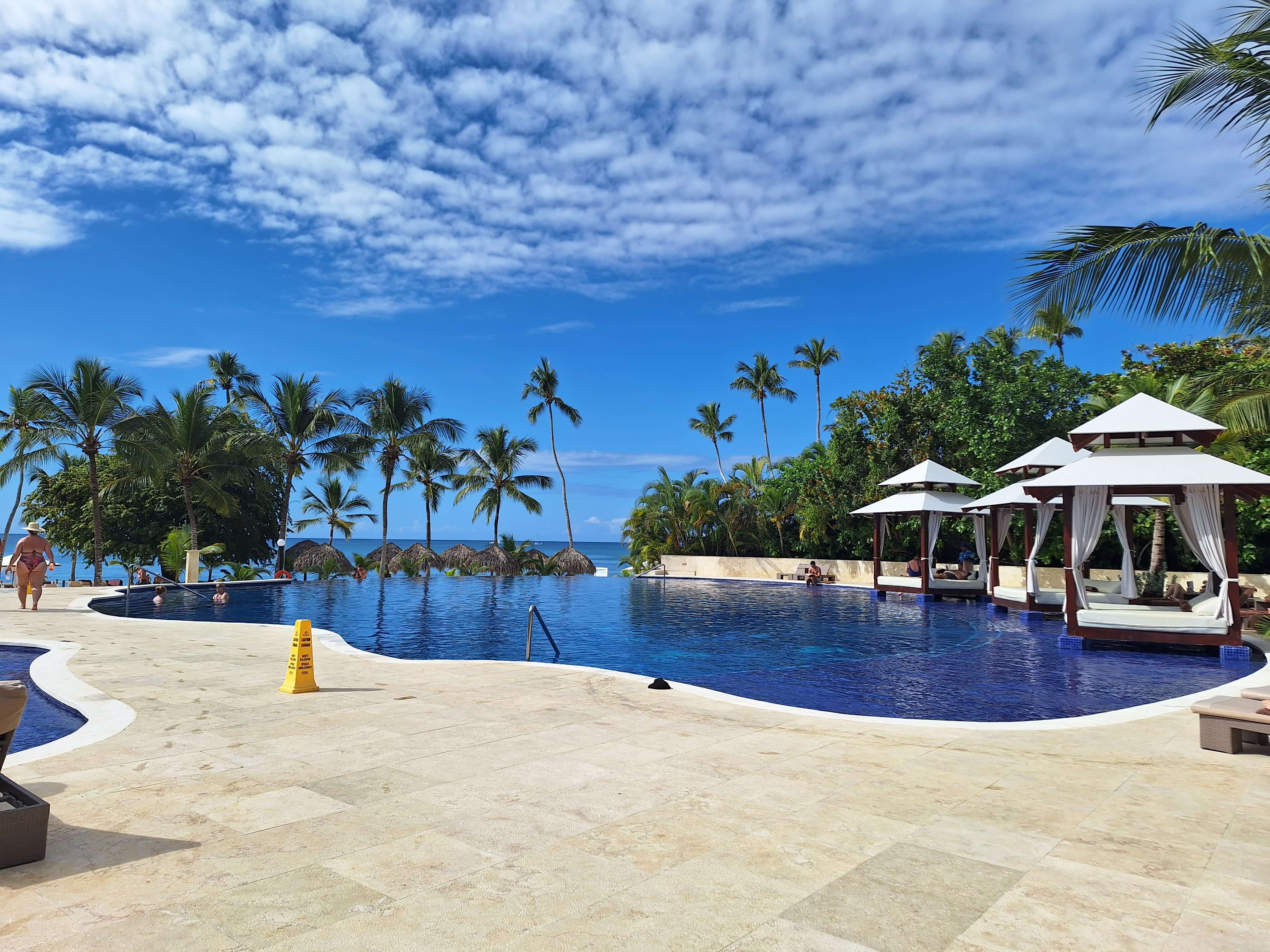 Hilton La Romana Adults-Only pool features two stunning infinity pools.