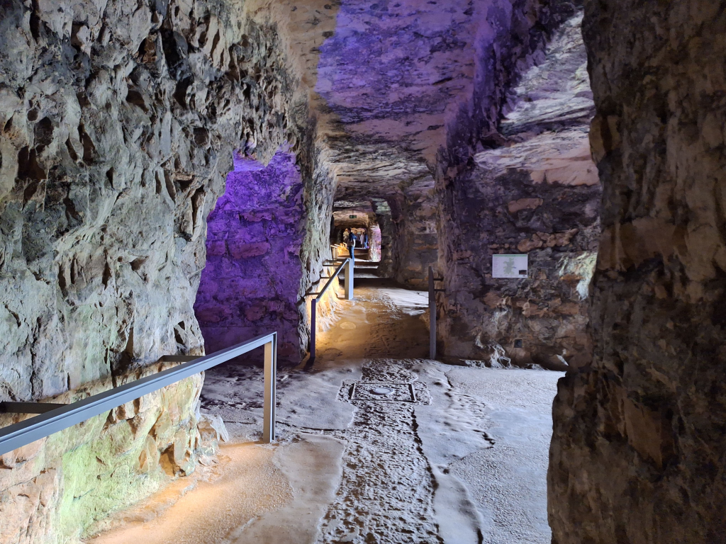 Casemates du Bock is an underground tunnel network that offers a glimpse into Luxembourg’s history.
